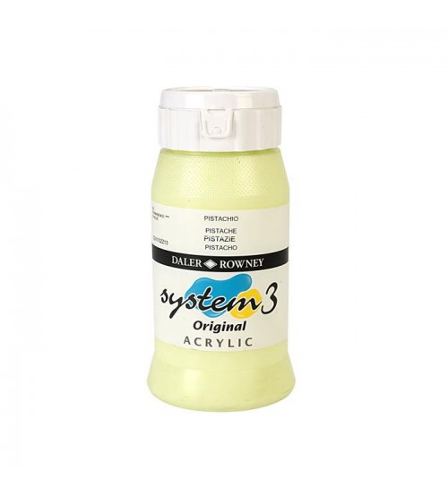 Daler Rowney System3 500 ml Akrilik Boya 302 Pistachio